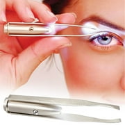 HMPEAIIY Skin Tags Removal Products Tweezers With LED Light Eyebrow And Eyelash Hair Removal Tool Pulling And Trimming Unwanted Hair for Pimples